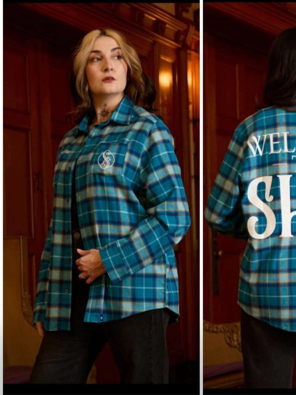 Cakeworthy Wicked Shiz University Blue Flannel